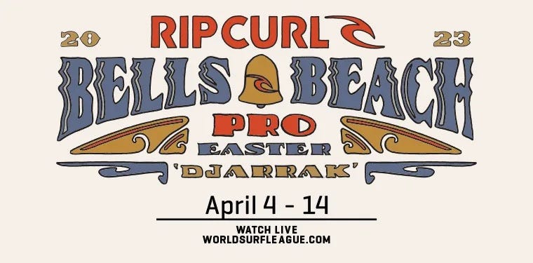 Rip Curl Pro Bells Beach Logo 2023