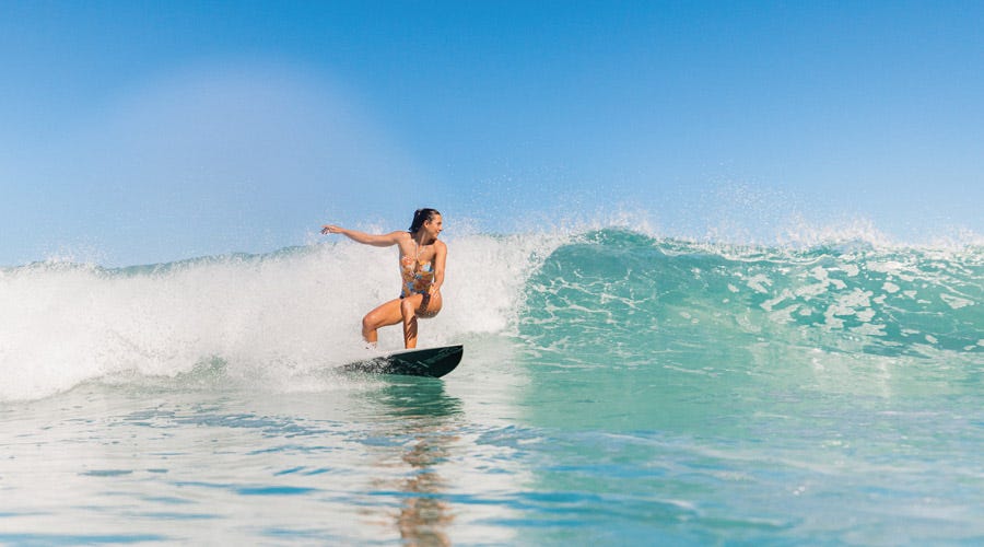 Kobie Enright surfing in Western Australia